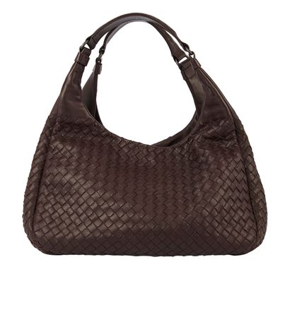 Intrecciato Campana Bag, &pound;450, Handbags, Brown, Leather/Suede, Front view